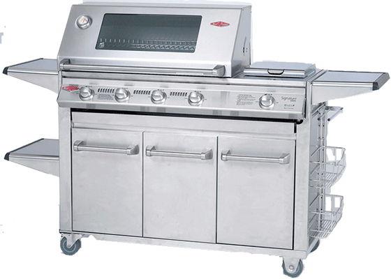 Beefeater Signature SL4000S with Stainless Steel Cart Gas Grill by Beefeater