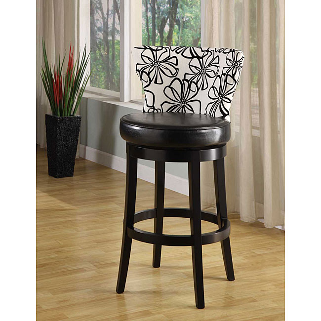 Armen Living Floral Fabric Swivel Bar Stool (LCSASWBAFL)