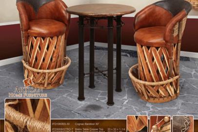 Artisan Home Furniture Cognac 30\ Bar Stool (IFD1060BS-30)