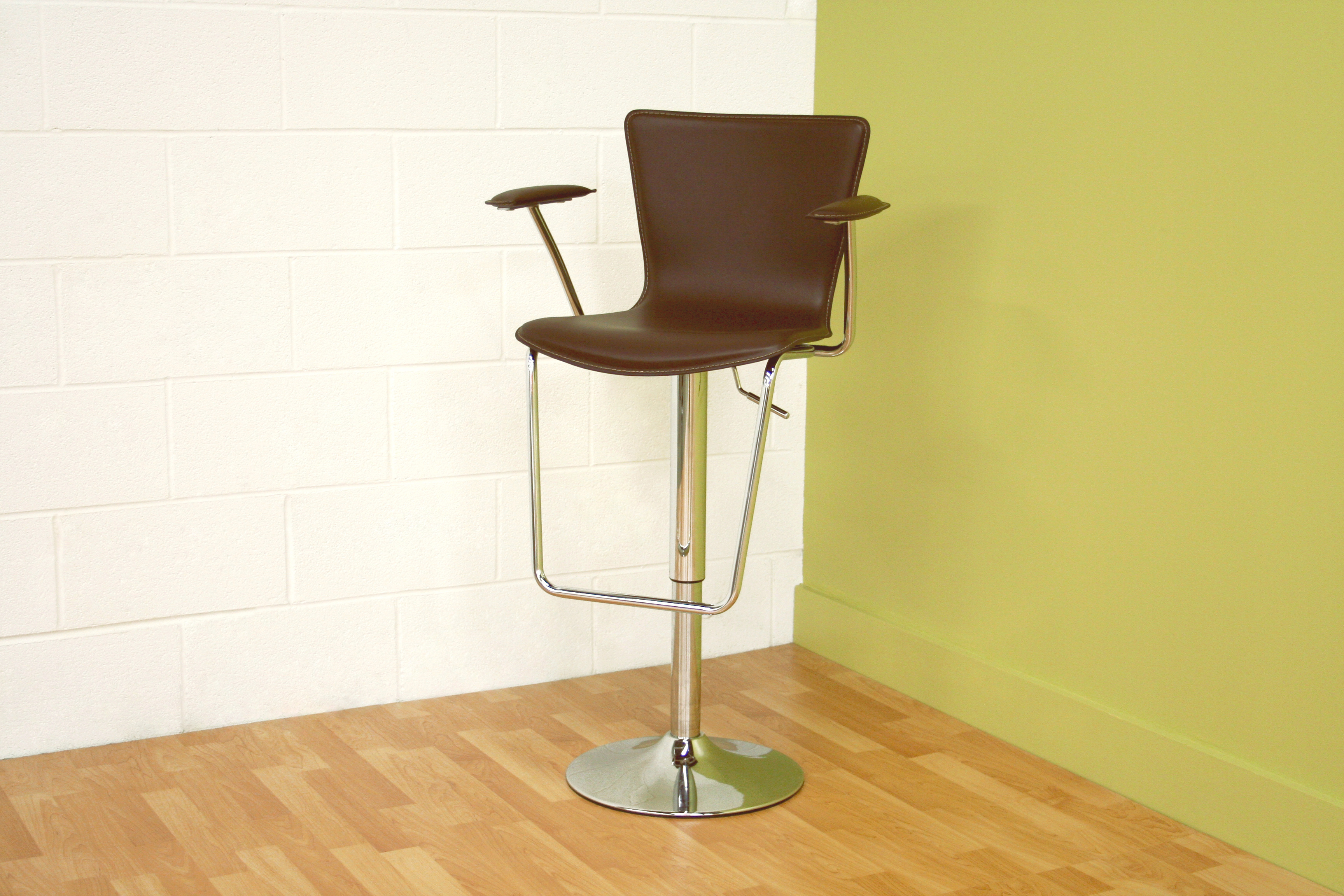 Jaques Adjustable Barstool in Brown (ALC-2219 Brown)