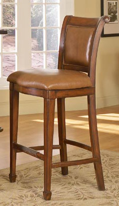 Fairfax Home Furnishings Leather Back Bar Chair (122434)