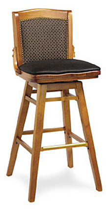 Gar Products 2579 Padded Seat Stool with Padded Nail Back