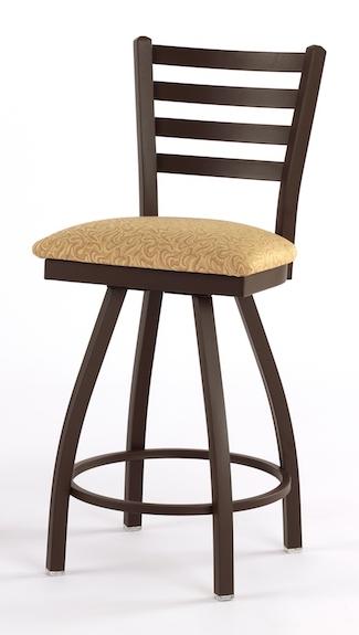 Holland Hardwoods Superior Metal Stool with Back (Superior-)