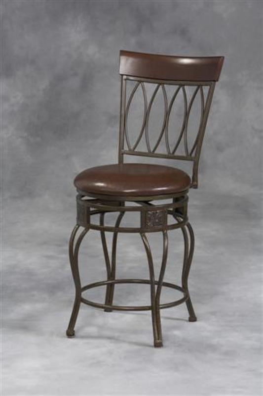 Linon Home Decor Products Four Oval Back Bar Stool