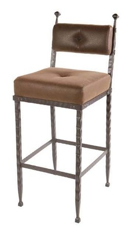 Stone County 30 inch Padded Back Forest Hill Barstool (904-200)