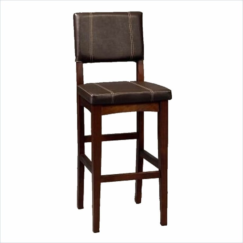 Linon Home Decor Products Milano Counter Height (0210VBRN121-01-KD) Bar Stool