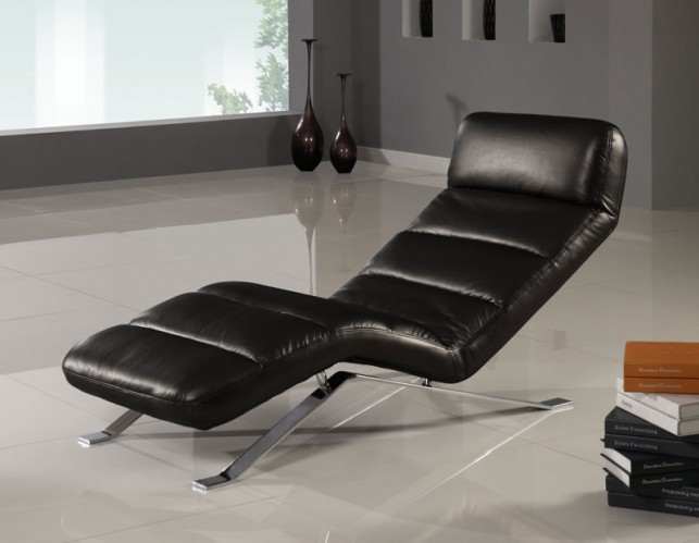 Global Furniture F05 Relax ChaiseBlack