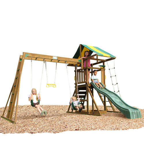 Kidwise Franklin Swing Set   Top Ladder With Rope Accessories Swing Set 0 0 Kidwise Franklin Swing Set