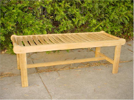 Anderson Teak 48 inch Cambridge Backless Garden Bench