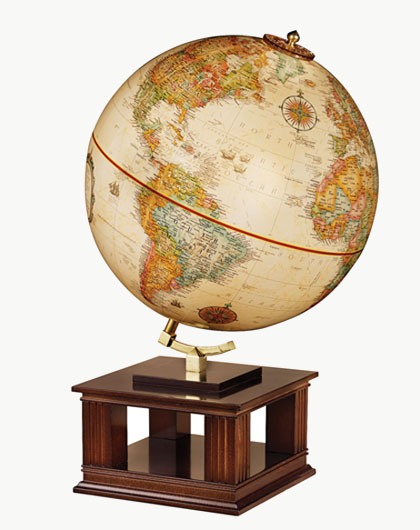 Frank Lloyd Wright Tabouret Desk Globe