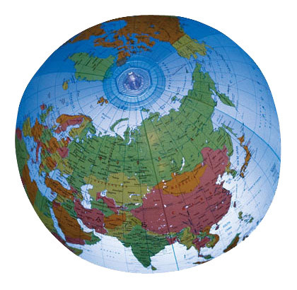 Replogle Illumiworld Inflate 12 inch Lt Blue Set of 6 Globe