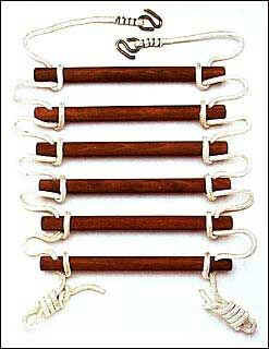 child works roped ladder with dowels 0 0 Child Works Roped Ladder with Dowels   FREE Inside Delivery!