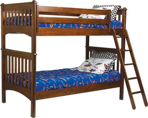 Bolton Furniture Mission Twin over Twin Bunk Bed Best Price