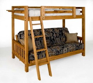 Collegiate Furniture Freedom Twin over Futon Bunk Bed Best Price