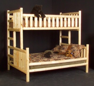 Viking Log Furniture Northwoods Full over Queen Bunk Bed Best Price