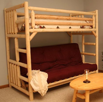 Lakeland Mills Twin Over Futon Bunk Bed Bunk Bed Best Price