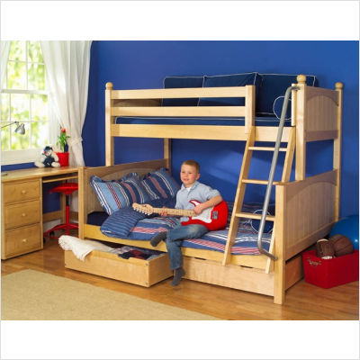   Drawers Full on Over Full Bunk Bed With Underbed Options Free Inside Delivery