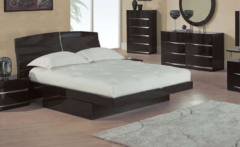 Global Furniture B63 High Gloss Platform Bed