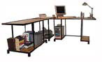 Logical Progression Burn Computer Desk