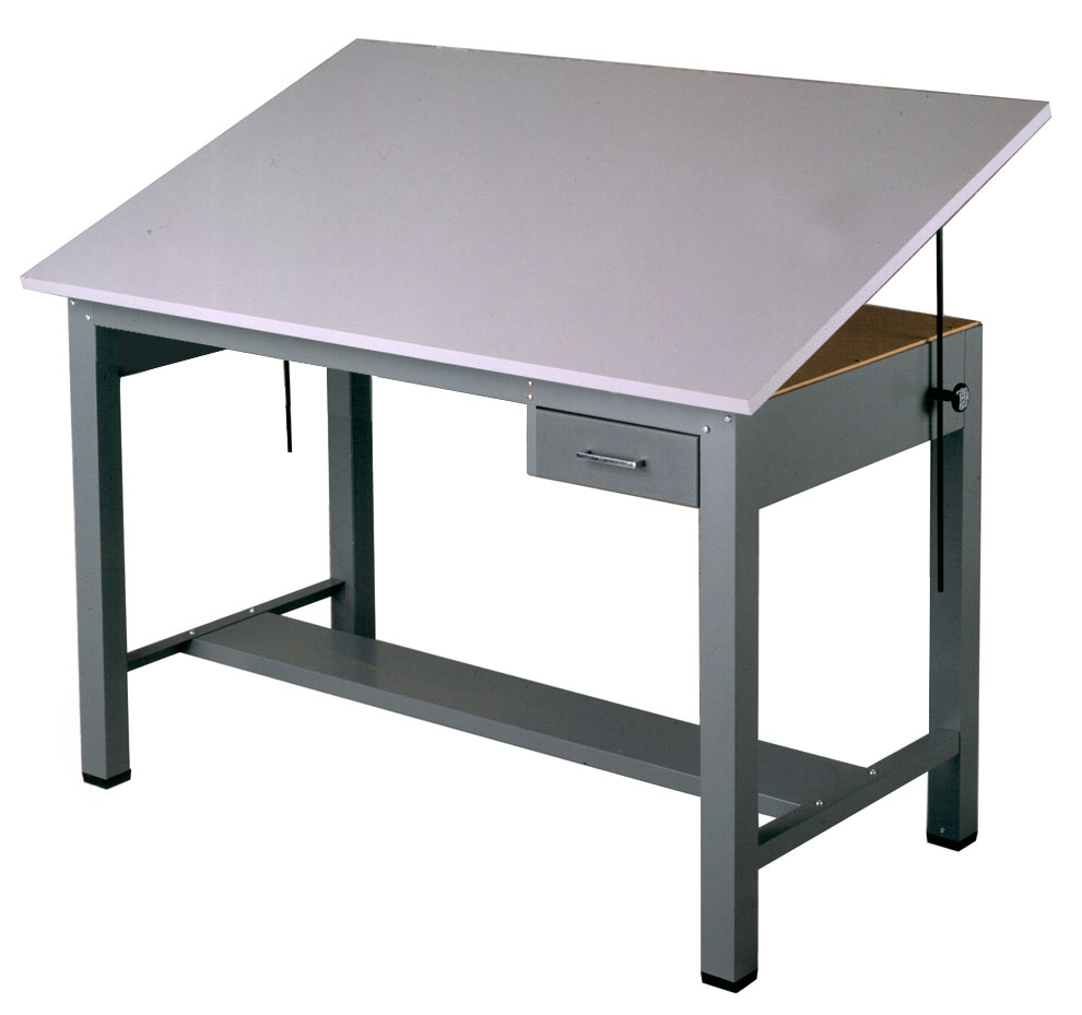 Mayline Group Economy Ranger Steel Four-Post A Combination Table