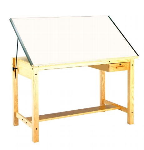 Mayline Group Wood Four-Post A Combination Table
