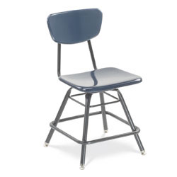 Virco Inc. 3000 Series Hard Plastic 18 Inch 4-Leg Lab Stool