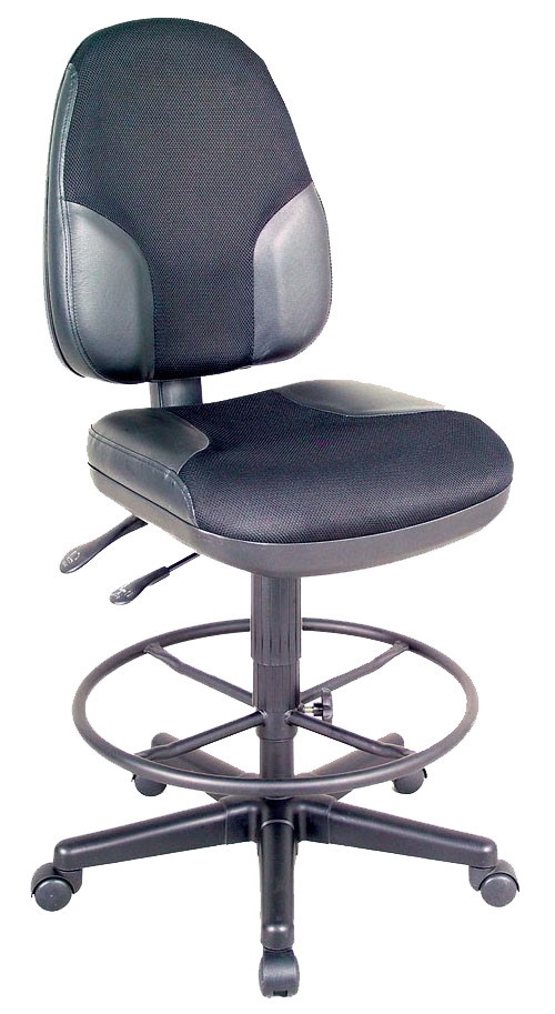 Alvin Monarch Executive Chair with Leather Accents