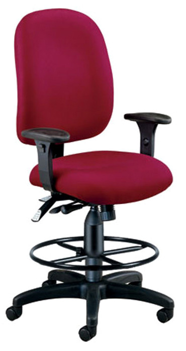 OFM Ergonomic Task Stool with Drafting Kit