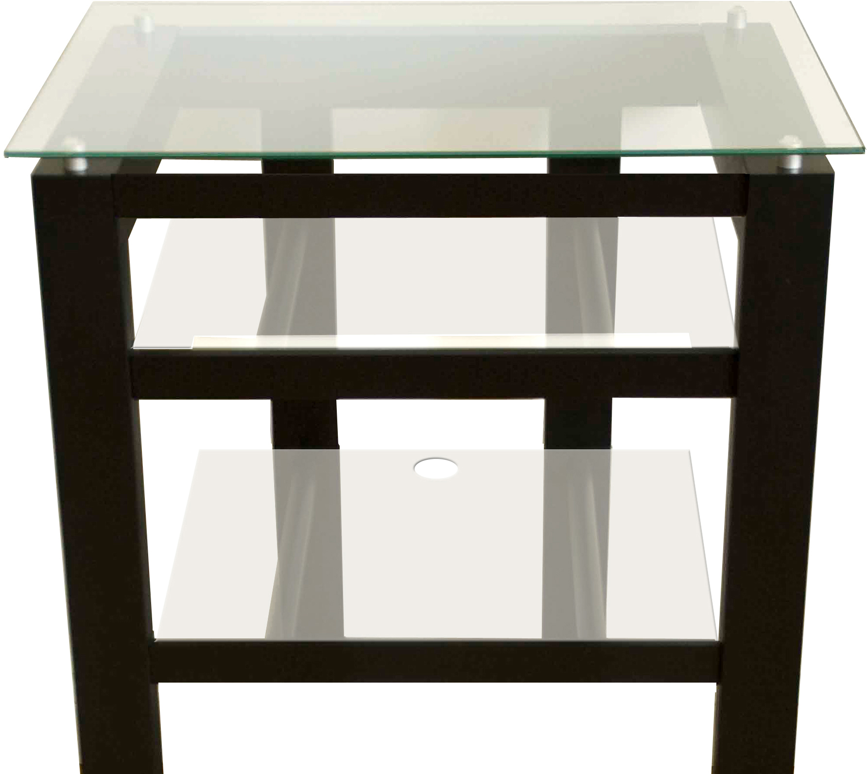 PLATEAU Audio Video Furniture SL 265 Inch Black Satin TV Stand TV Stand