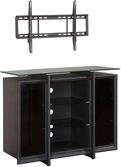 Powell Media Home Entertainment Sandy Black 42 inch TV Stand
