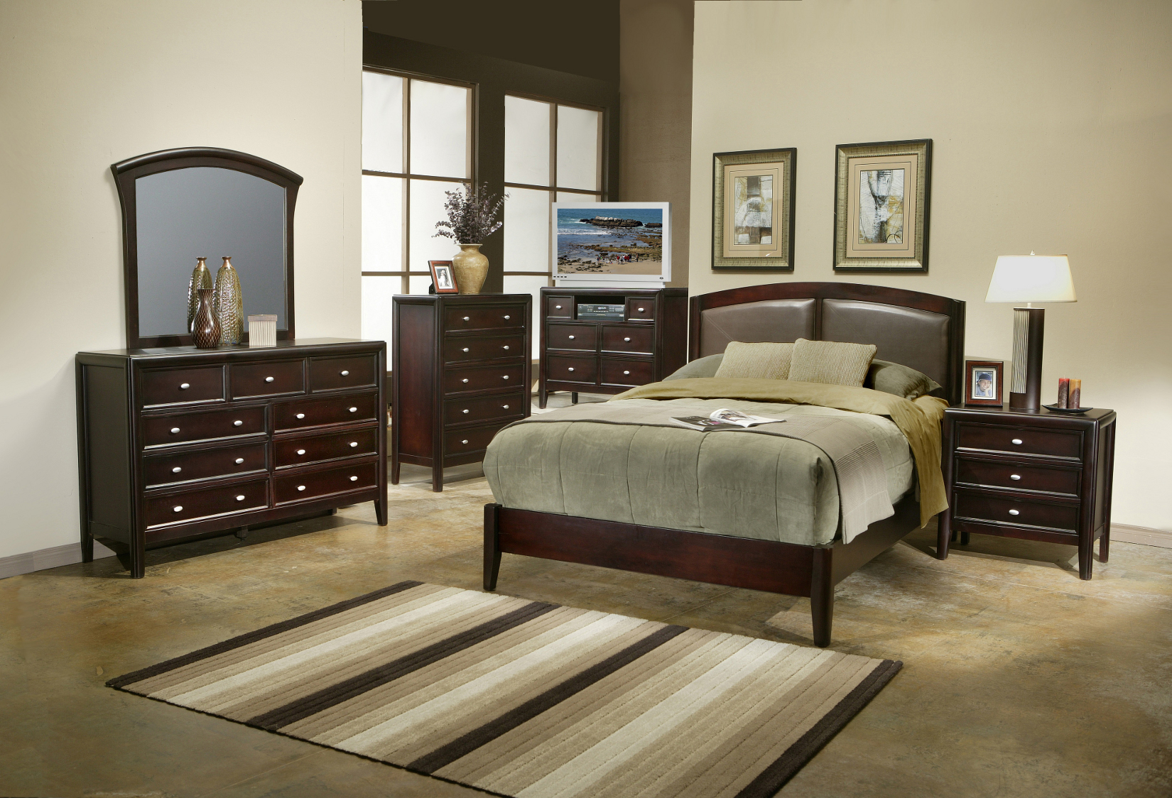 Alpine Furniture  Inc. 718-03 9 Drawer Dresser Best Price