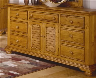 American Woodcrafters 6500-272 Triple Dresser Dresser Best Price