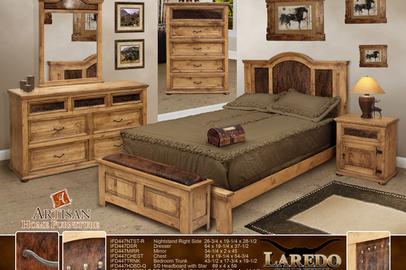 Artisan Home Furniture Laredo Cowhide Seven Drawer Dresser Best Price