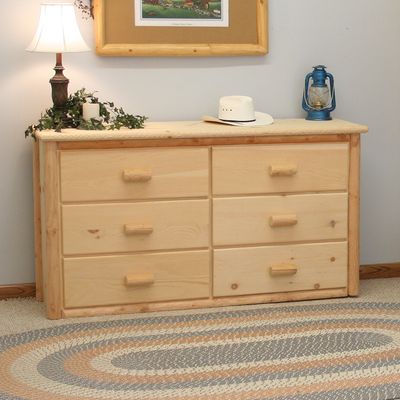 Lakeland Mills Rustic 6 Drawer Dresser GL6 Best Price