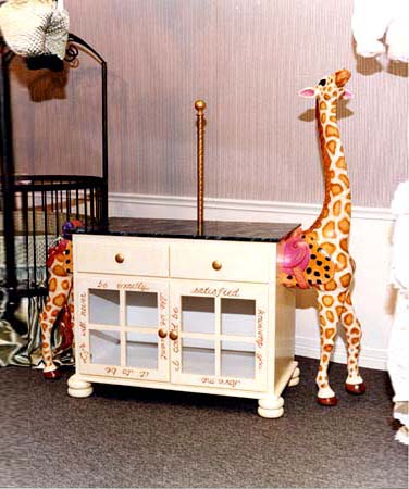 Little Miss LIberty Jeannie Kasems Signature Giraffe Changing Dresser Best Price