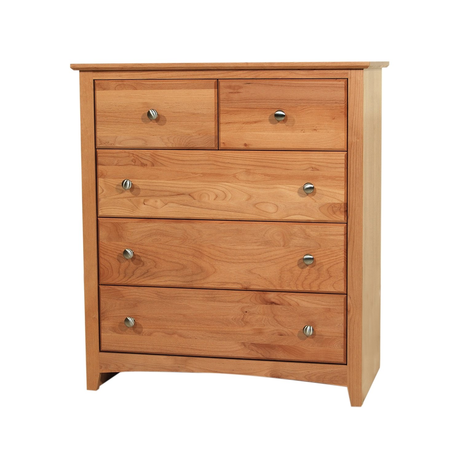 Maco Lifestyles Shaker 33 Inch Solid Alder 5 Drawer Dresser Best Price