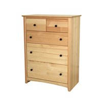 Maco Lifestyles Shaker 33 Inch Solid Pine 5 Drawer Blanket Chest Best Price