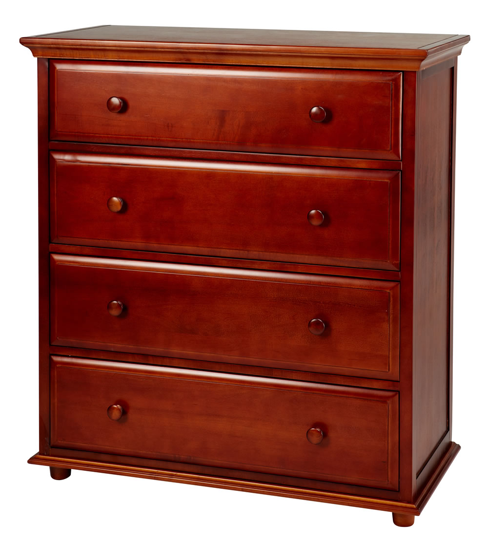 Maxtrix 4 Drawer Dresser with Crown and Base Best Price