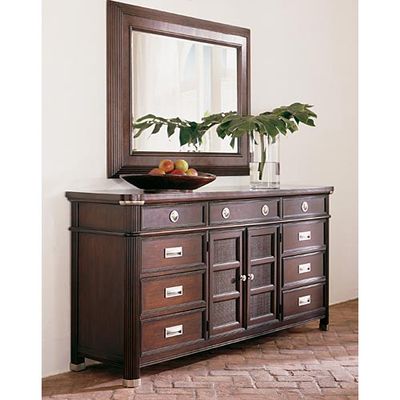 Nautica 01-0571-236 Dark Brown Colonial Passage Triple Dresser