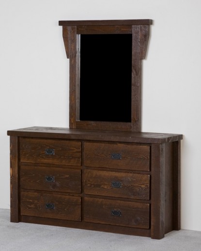 Viking Log Furniture Bardwood 6 Drawer Dresser Best Price