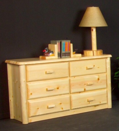 Viking Log Furniture Northwoods 6 Drawer Dresser
