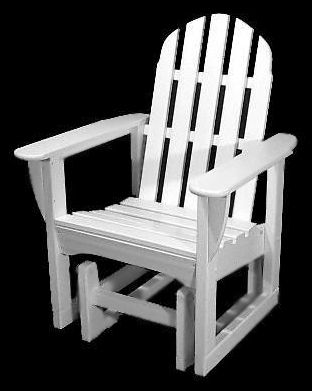 Polywood Adirondack Glider Chair