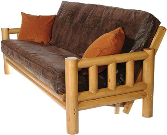 August Lotz Woods and Water Collection Lodge Futon