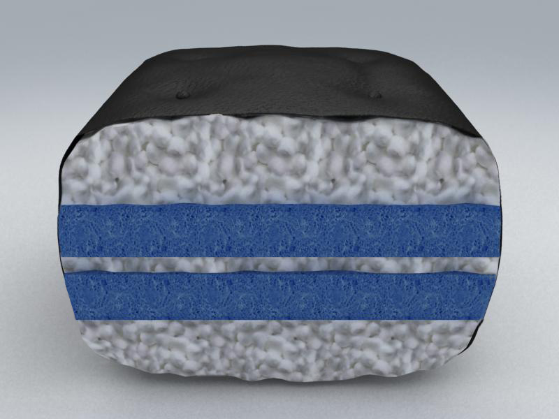 Westwood Full Black or White 10\ Elite Foam Futon Mattress