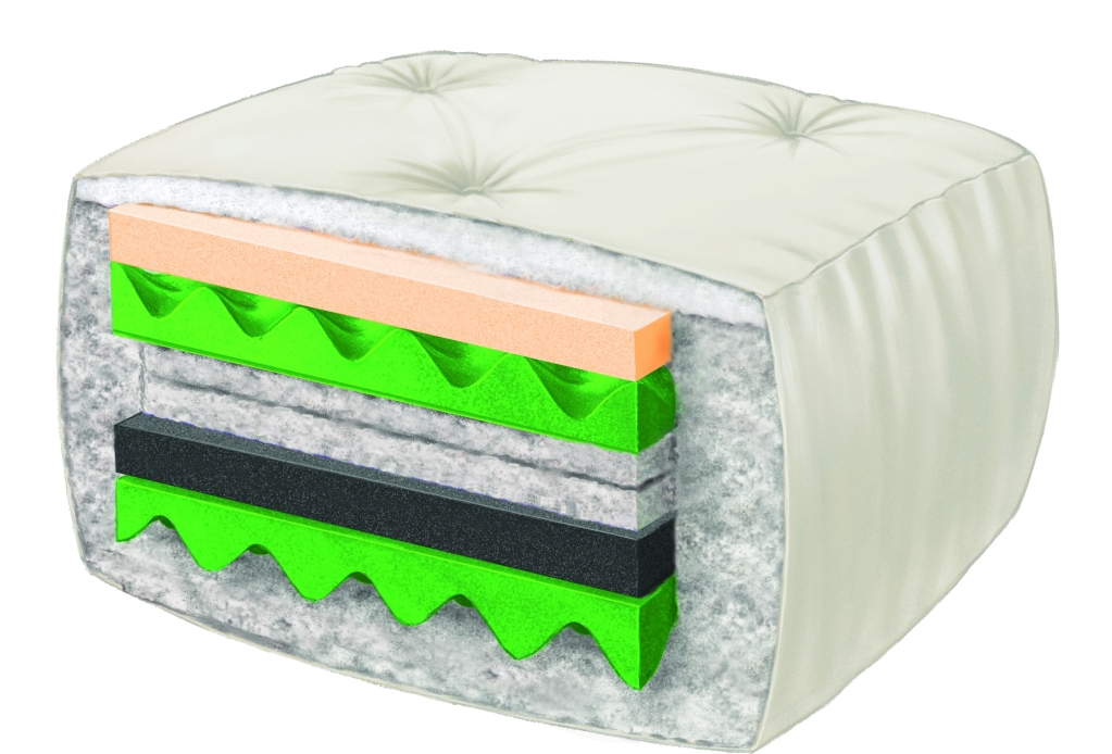 Wolf Willow Khaki Duct Cotton Full Futon Mattress