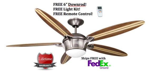 Ellington Surfboard Ceiling Fan - Fast FREE FedEx Shipping! by Ellington