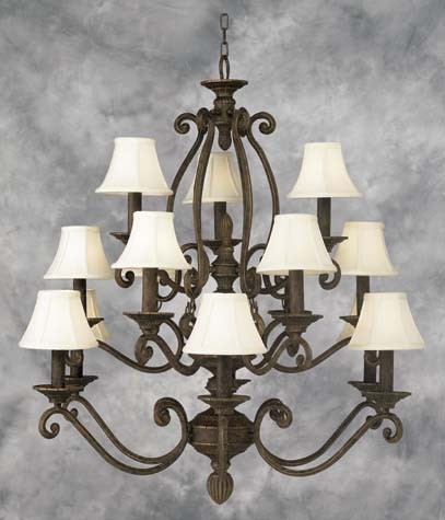 Forte Lighting 7015 15 17 15 Light Chandelier