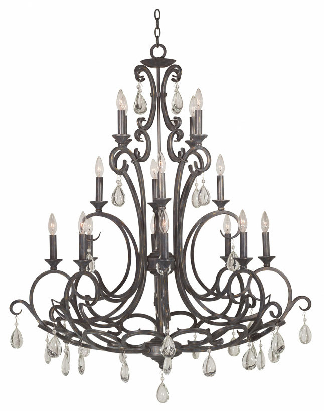 Kenroy Home 92104BH Windsor 16 Light Chandelier