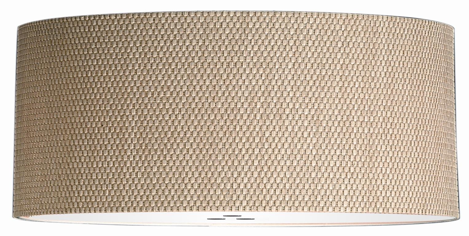 Hampstead Lighting Panier Natural 26 inch Flush Mount Ceiling Light