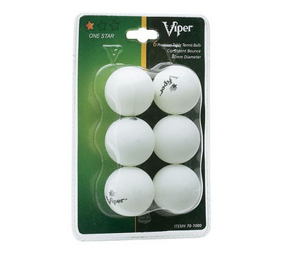 Viper One Star Table Tennis Ball - 12 Pack
